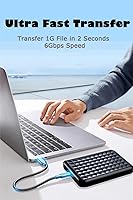 Vista 7 de Disco duro externo portátil ultra delgado de 1 TB USB 3.1 TIPO C 2.5 '' almacenamiento HDD para PC, Mac, portátil, PS4, PS5, Xbox one