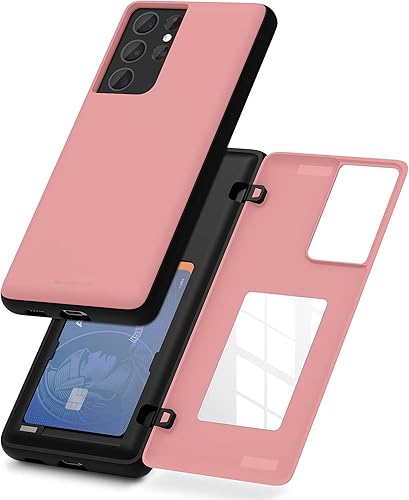 Miniatura 115 de GOOSPERY Parachoques magnético para puerta compatible con Galaxy S23, tarjetero tipo cartera, cierre automático, protección de doble capa resistente
