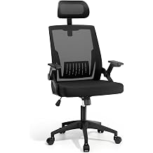 Athena Collection Mesh Back Ergonomic Office Chair with Headrest, 18 Pack