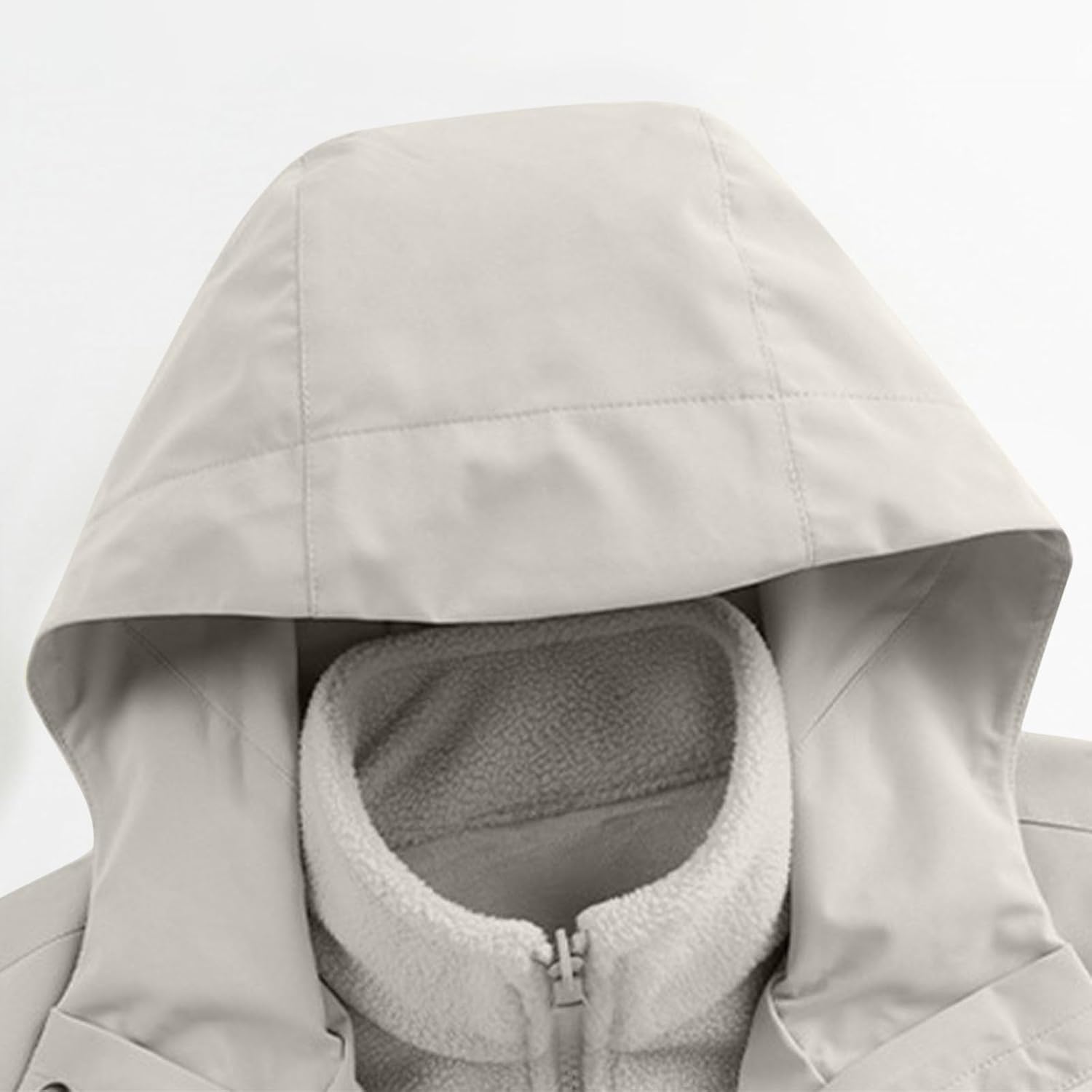YRAETENM Womens Rain Jacket Waterproof Lightweight Lined Rain Coat Hooded Hiking Windbreaker Loose Fit Soft Shell Jackets