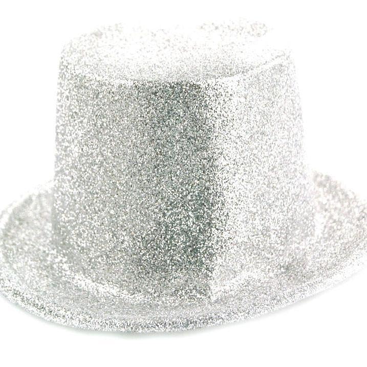 Homeford Party Top Hat with Glitter, 10-inch