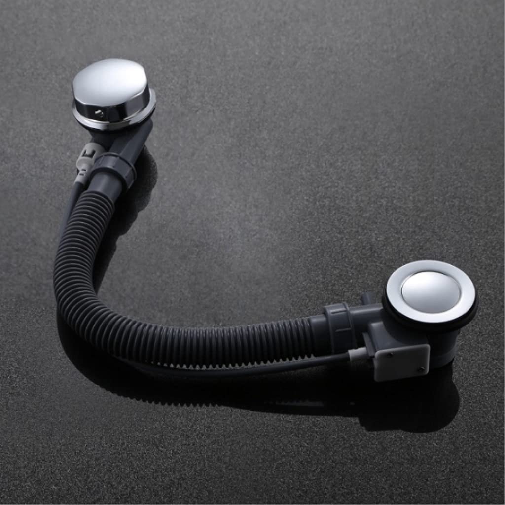 Bouchon de rebond en cuivre et câble noir pour système de baignoire
