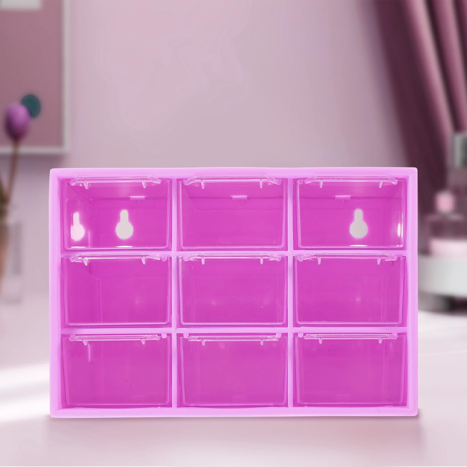 4 Piezas Organizador de Escritorio Cajones, Caja de Almacenamiento
