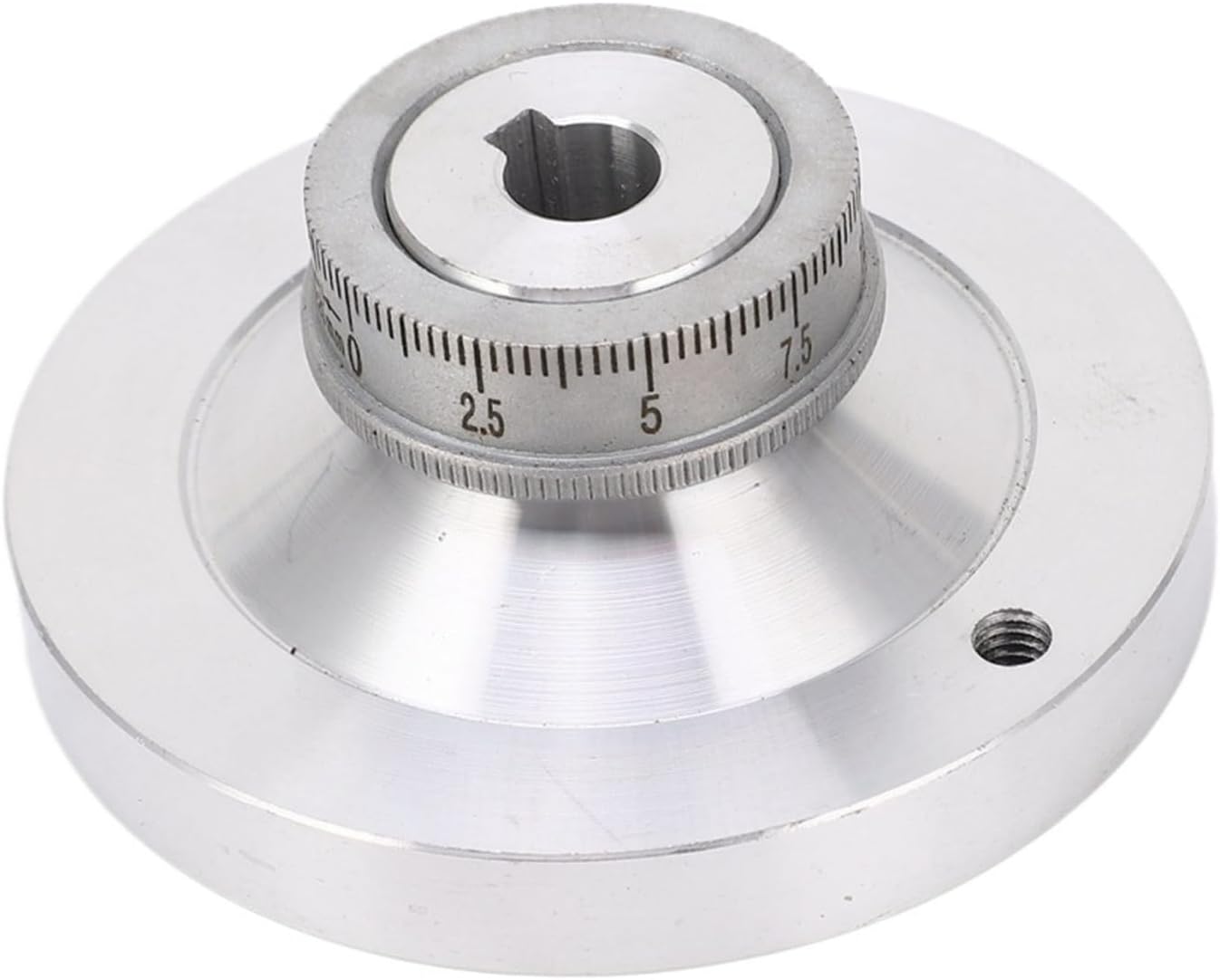 Lathe Hand Wheel 25mm Scale 80mm Handwheel Simple Installation Rotating Crank Handle Aluminum Alloy