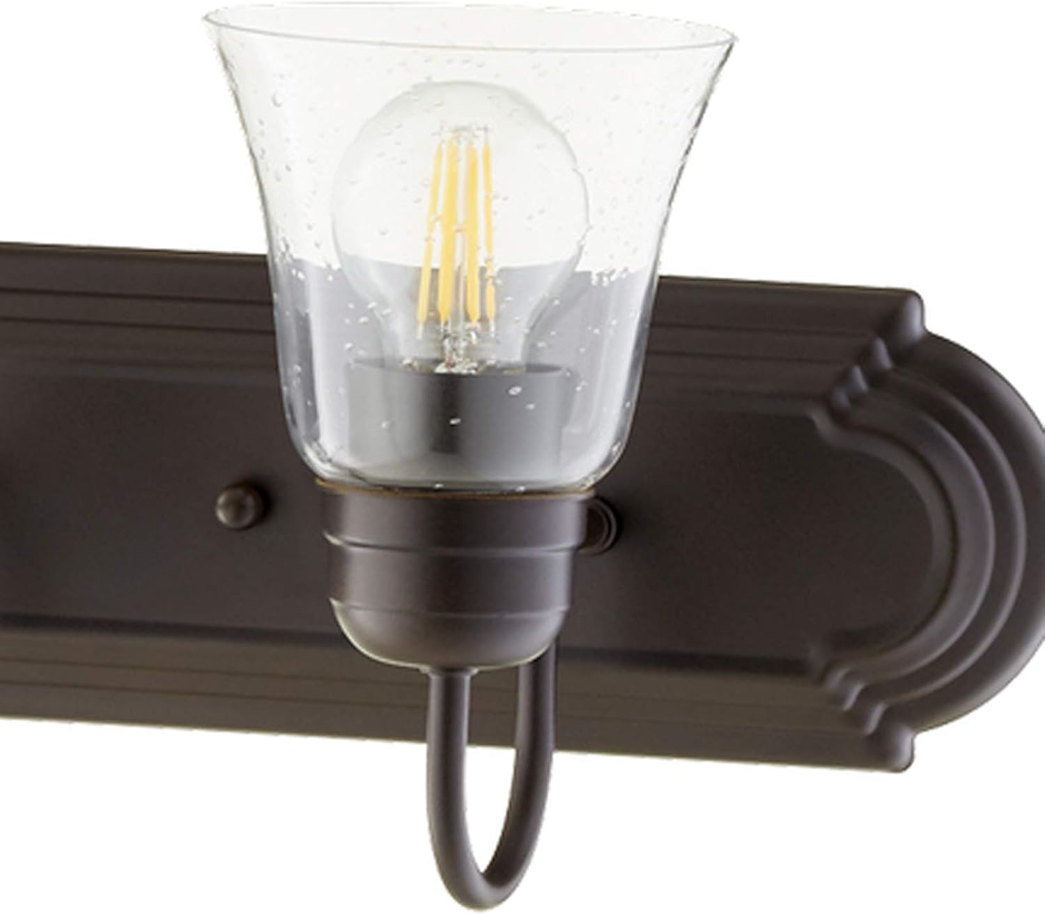 Quorum 5094-5-286 Transitional Five Light Vanity in Bronze/Dark Finish,