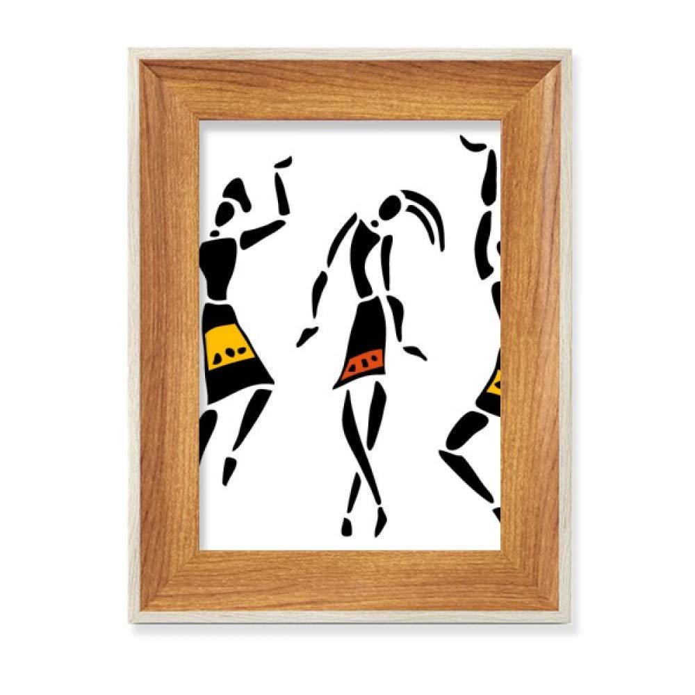 Cadre photo en bois art africain pour sublimer votre étagère de salon