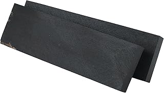 Woodcraft Ebony 3/8" X 1-1/2" X 5" Knife Scale Pair