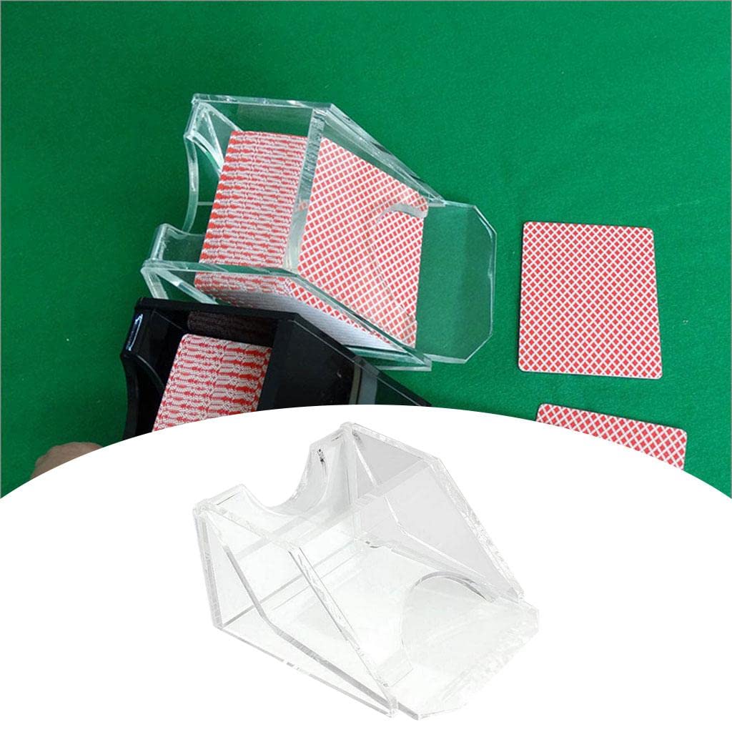 card shoe for sleeved cards Amazon.com : Almencla Card Dealer Shoe,1 Deck,Weighted Wedge,Acrylic  Transparent,Easy Dealing,Manual Accessory Solid Construction for Casino  Poker Card : Toys & Games