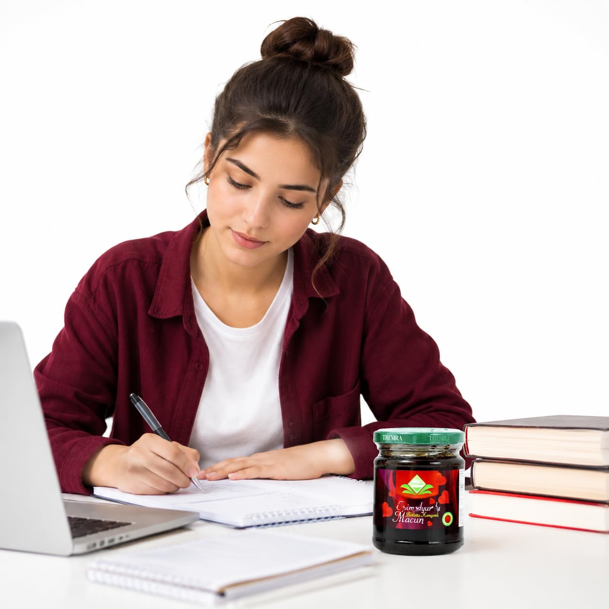 Miel Aphrodisiaque Puissant - Macun Vitalisant 240 g - Formule Concentrée au Miel et Extraits de Plantes - Énergie, Vitalité, Tonus et Bien-Être - Homme et Femme - Travail, Étude, Sport