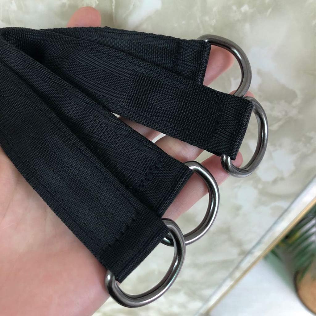 Tree Swing Straps, 25cm / 9.8inches Heavy Duty Hanging Kit Holds 440 lbs Perfect for Swing Seat, Hammock, Plank - Image 9