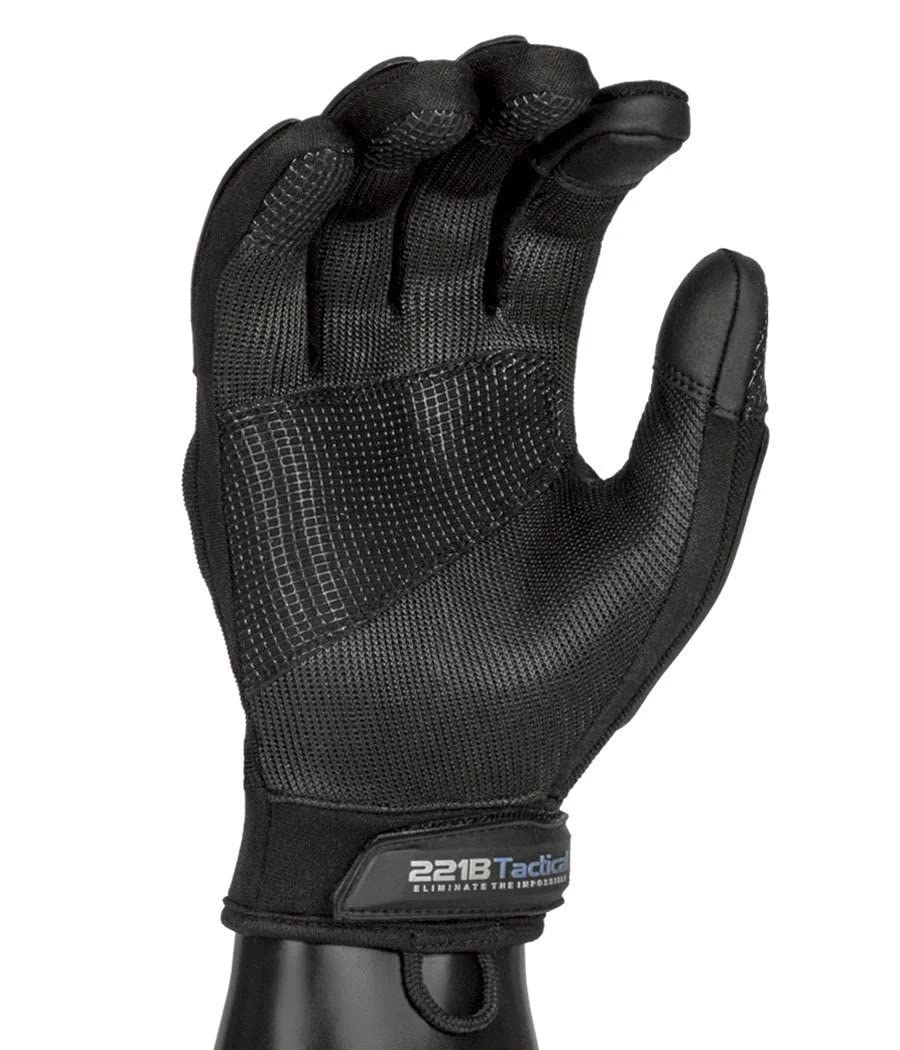 Commander Gloves - Full Dexterity Level 5 Cut Resistant - Touchscreen Mens Tactical Gloves (Small)