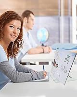 Vista 6 de MSDADA Soporte de metal para libros de escritorio, soporte para libros de lectura, soporte ajustable en ángulo, soporte para documentos, portátil