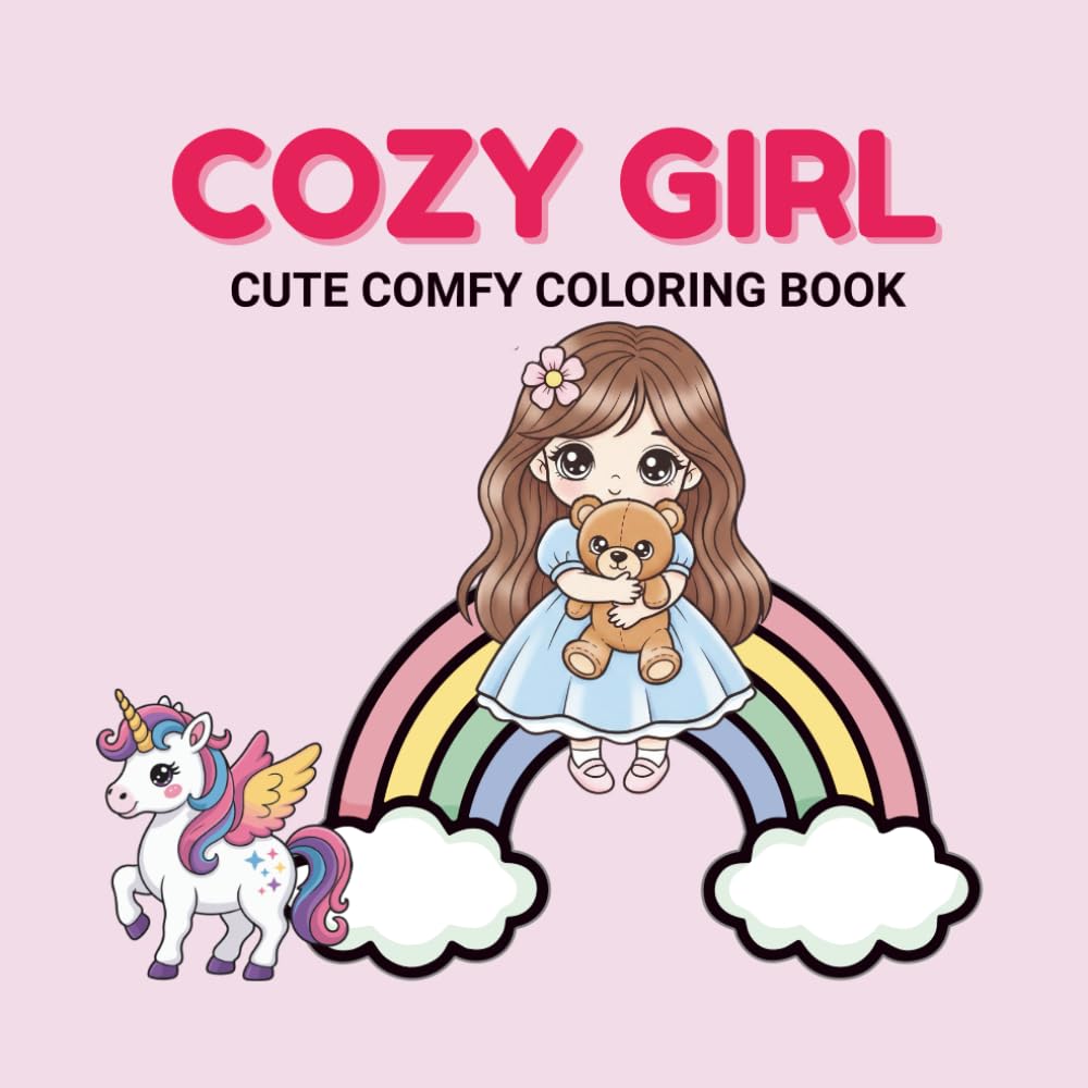 COZY GIRL: CUTE COMFY COLORING BOOK