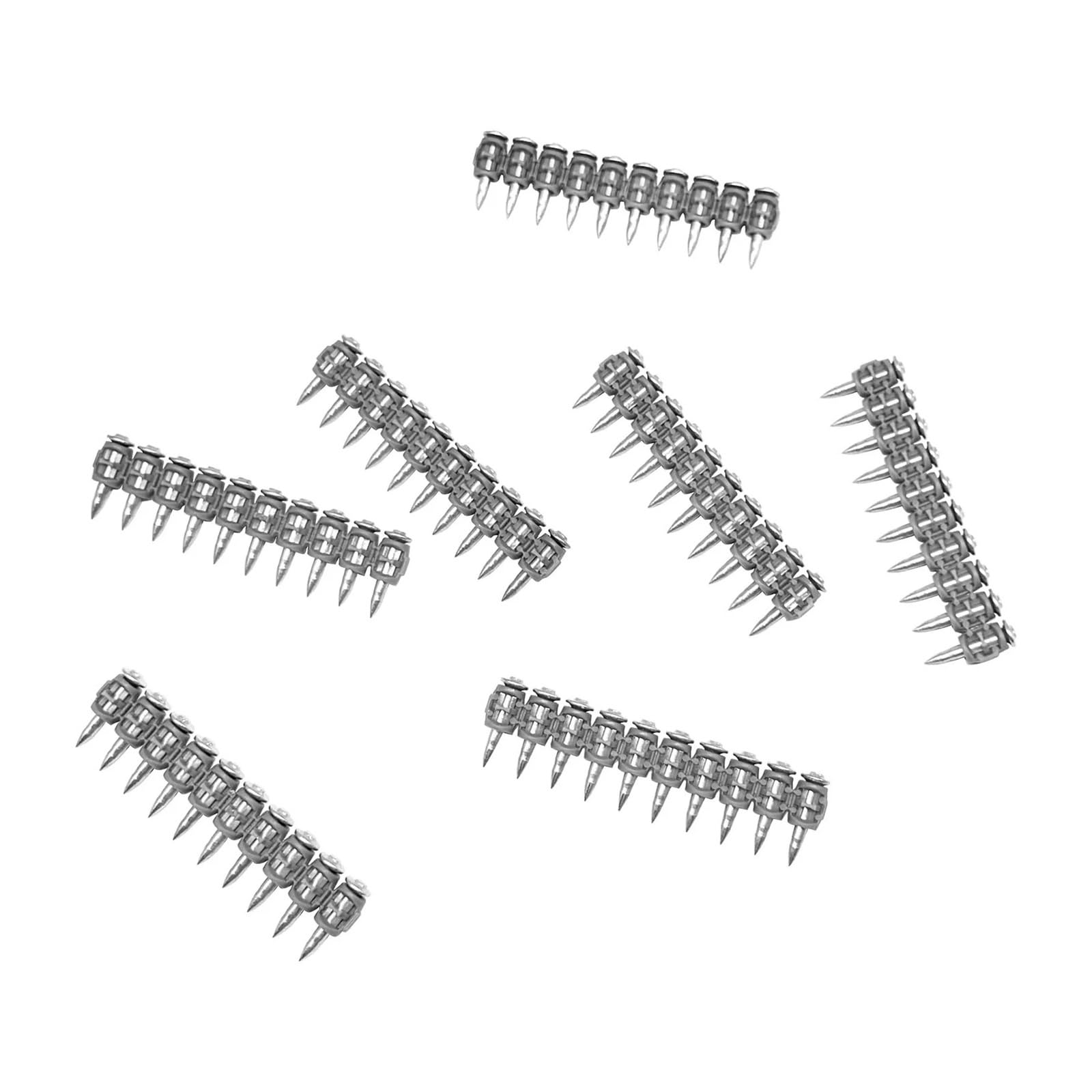 Dyyeuavt One Color 300Pcs 3.0Mm Shank Diameter Steel Concrete Nails Compatible 19Mm 22Mm 27Mm 32Mm 38Mm Size For Construction Work(27Mm 300Pcs)