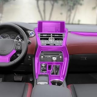 LAVIYE Película Interior do Carro Painel de controle de deslocamento console central Anti-risco transparente Filme TPU, para Lexus NX 200 300h 2015-2021