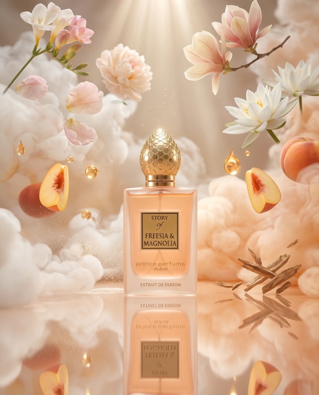 Amazon.com : Prince Parfums Dubai - Story of Freesia Magnolia For