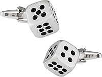 Vista 1 de Cuff-Daddy Gemelos de dados de juego con caja de presentación
