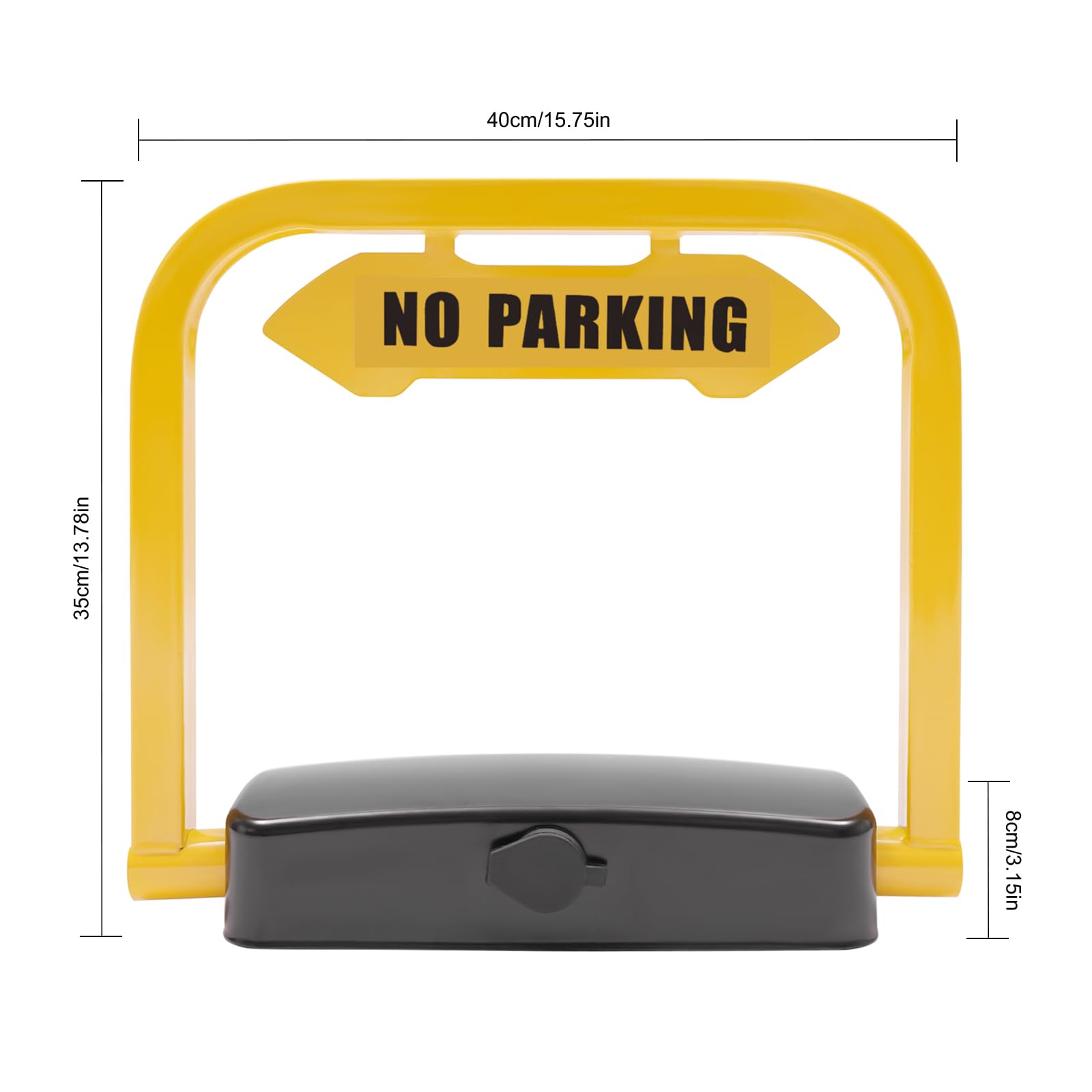 Parking Lock mit Fernbedienung 2 mm Stahlblech IP67 für Parkplätze Wohngebiete Einkaufszentren Hotels Büros Flughäfen