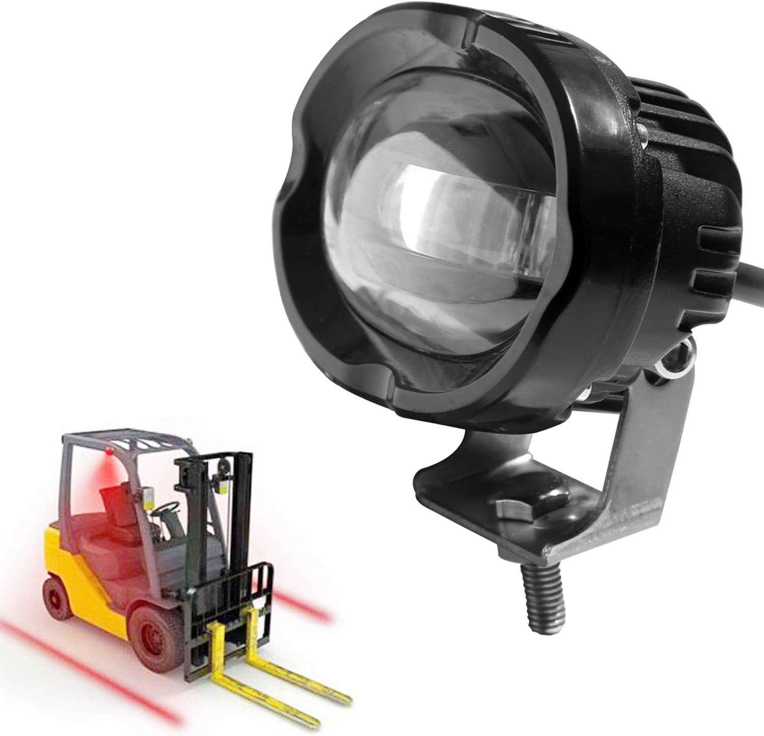 AOMAX Forklift Light Warehouse Safety Warning Lamp Offroad Race 12V 36V 48V Red led Zone Risk Danger Area Warning Light