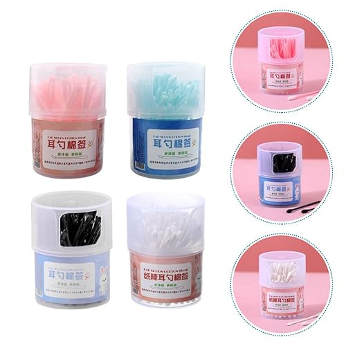 Miniatura 8 de Hisopos de algodón con punta de hisopos de algodón palillos de algodón limpiador de oídos de madera hisopos de algodón de limpieza hisopos de