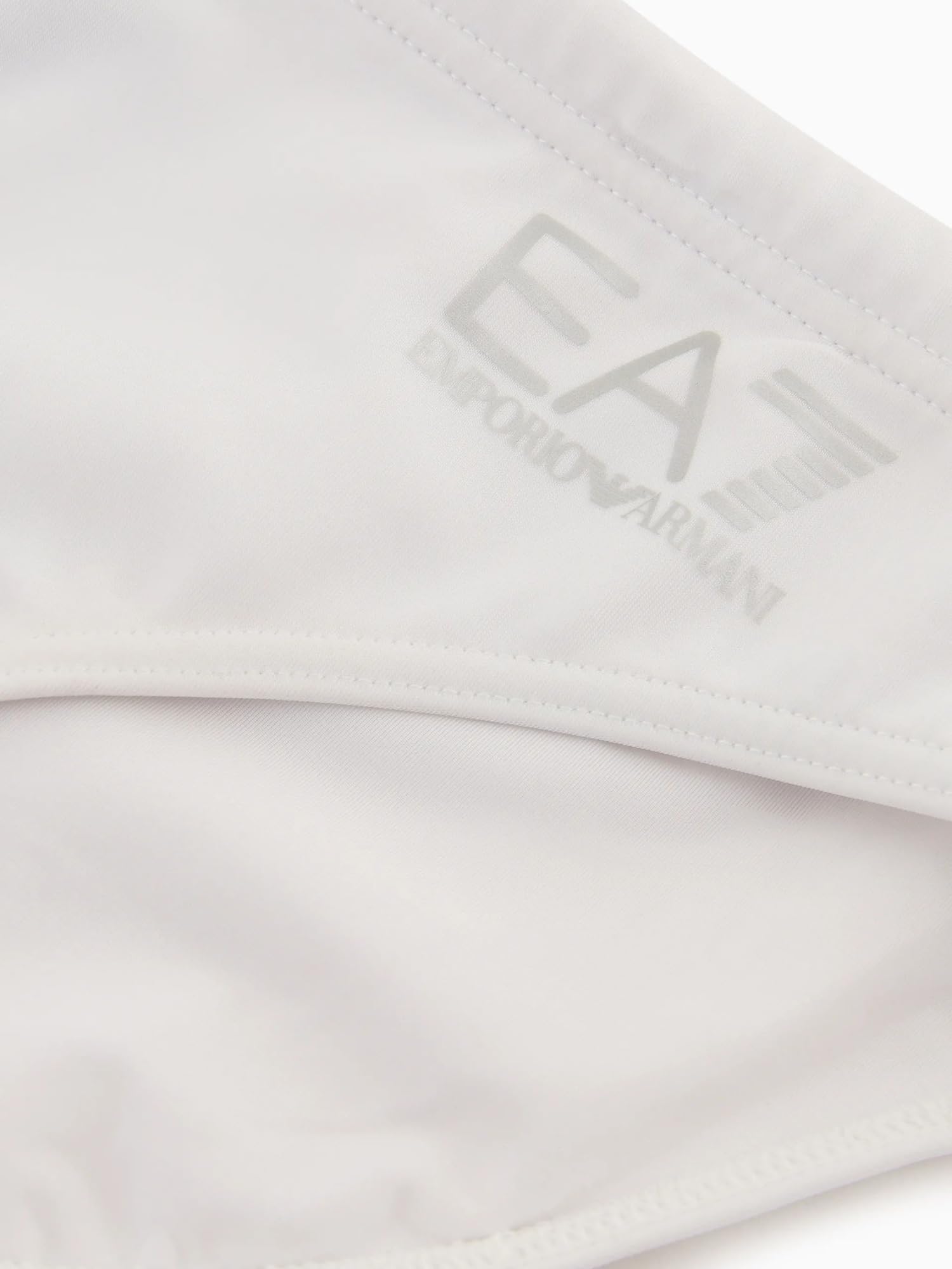 Emporio Armani EA7 Costume da Bagno Slip con Logo ASV (White) 52