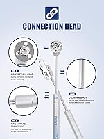 Vista 6 de OTUAYAUTO Soporte de gas de 10 pulgadas, soporte de elevación universal de 200N/45 libras, 4058 para cofre de soporte de tapa, caja de herramientas