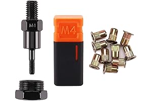 Rivet Nut Tool Mandrel M4 Compatible with RZX/Astro Riveters