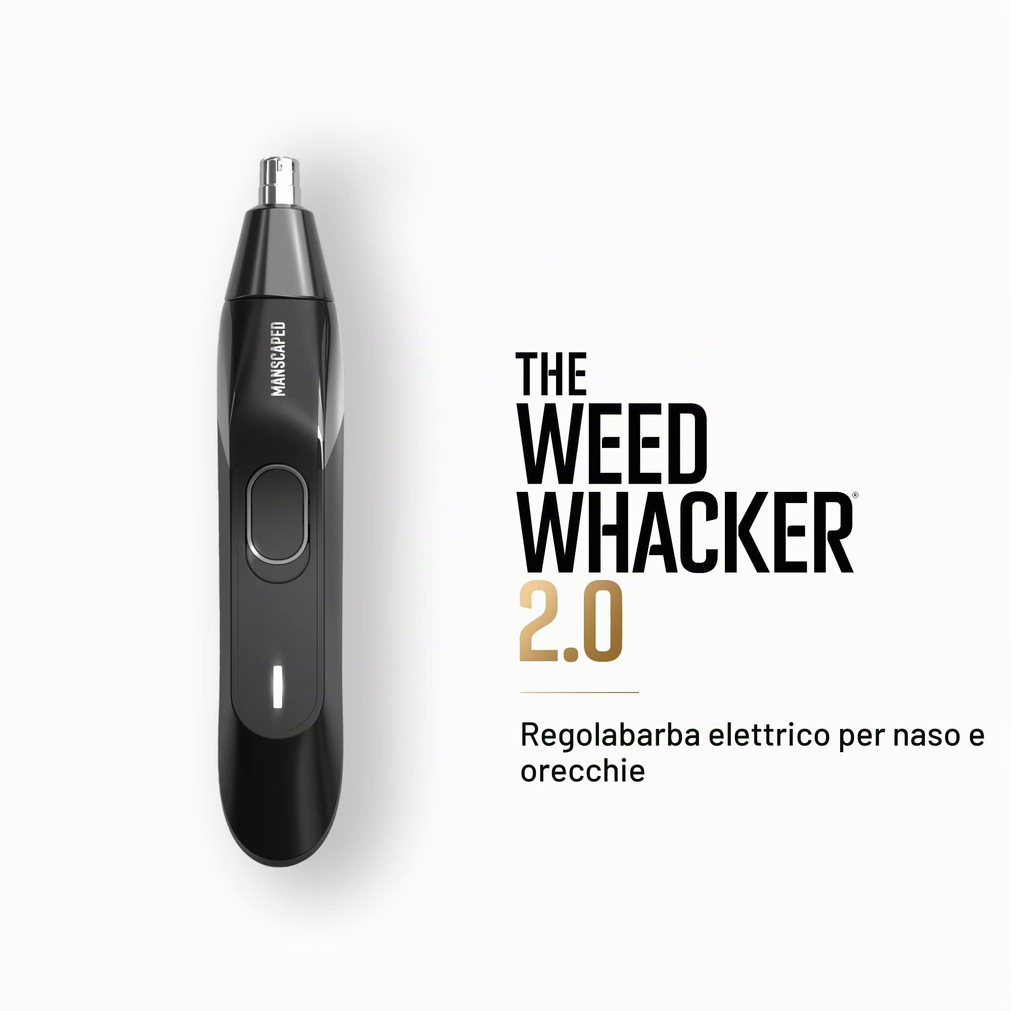 MANSCAPED® The Perfect Duo 4.0 Contains The Lawn Mower® 4.0 Waterproof Electric Groin Hair Trimmer and The Weed Whacker® 2.0 Nose & Ear Hair Trimmer