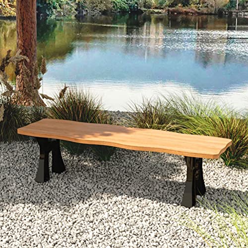 Muebles de jardin comodos con acabado de madera noble y metal 2