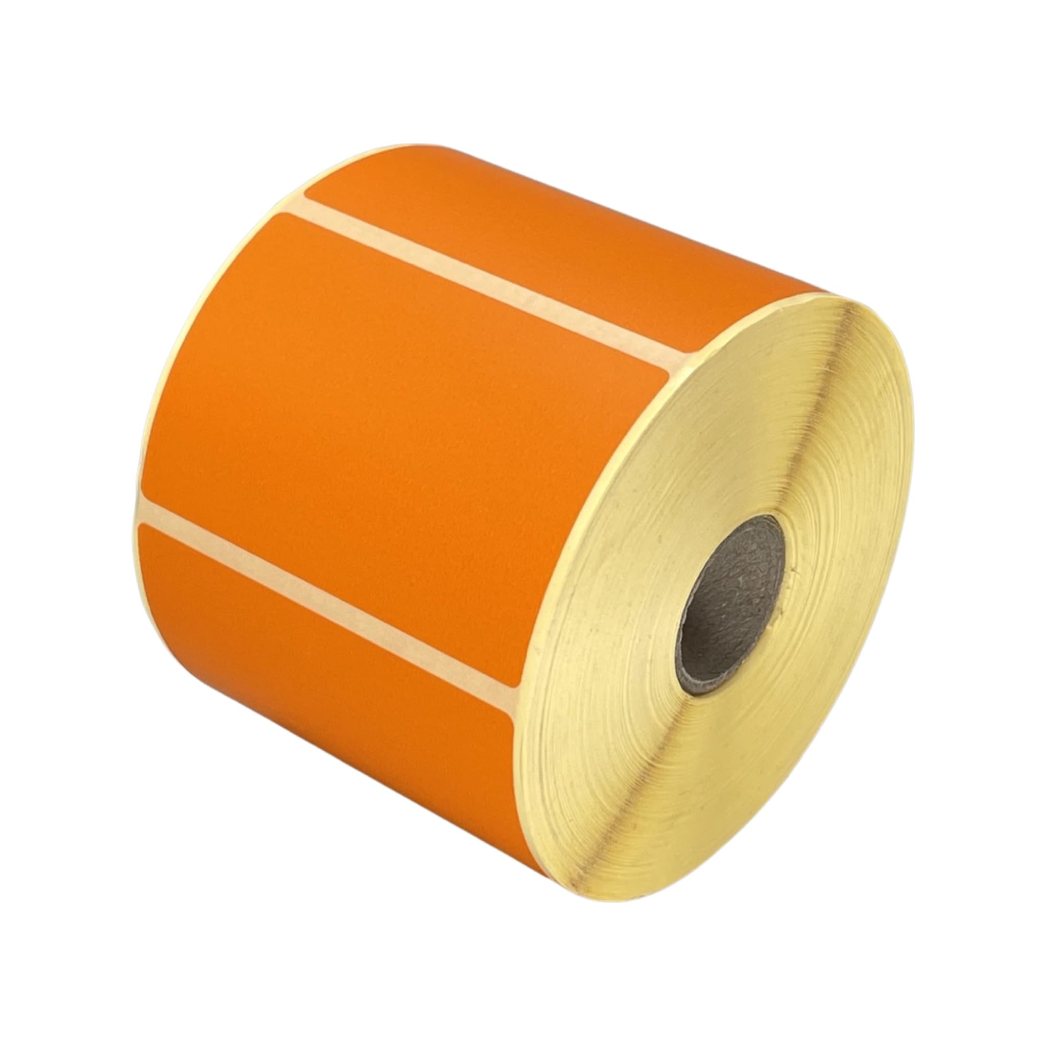 Orange 76mm x 51mm Direct Thermal Labels, 2 Rolls / 1,000 per Roll, 3" x 2" Labels, Compatible with Munbyn, Zebra, Citizen, Toshiba, TSC, etc Label Printers (76mm x 51mm, 2, Count)