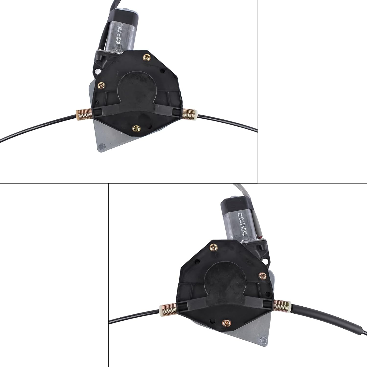 741-598 741-599 Rear Left & Right Power Window Regulator Replacement for 1998-2004 Dodge Dakota Durango 3.9L 4.7L 5.9L V8