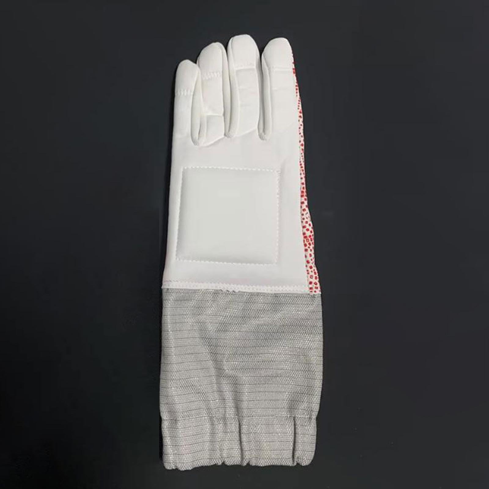 Guante de Esgrima Sable Profesional para Mano Izquierda con Acolchado Y Refuerzo Metálico Diseñado para Entrenamiento Y Adecuado para Jóvenes