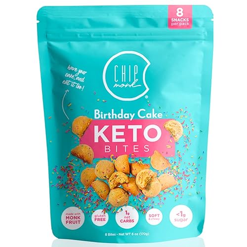 ChipMonk Bocadillos de galletas keto Snacks keto con cero o bajas en carbohidratos, galletas keto sin gluten, nutritivas, altas en grasas,