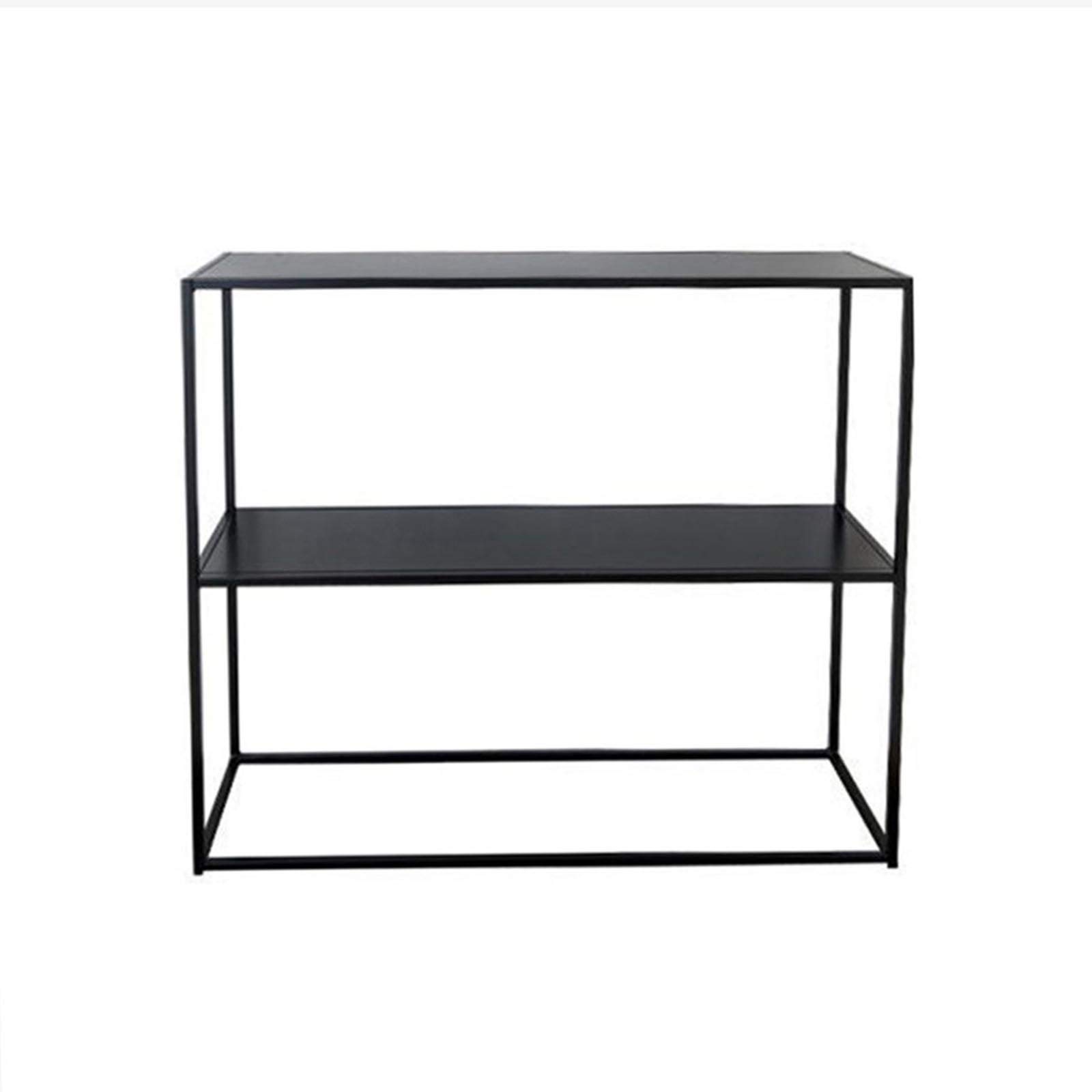 Amazon｜オープン収納ラック, アイアン製ソファコンソールテーブル