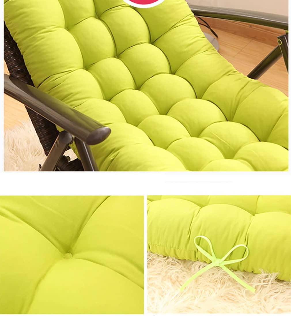 Cuscino Per Sedia Verde Con Schienale Alto, Portatile Per Auto Ufficio Casa (8 Cm Di Spessore, Antiscivolo)