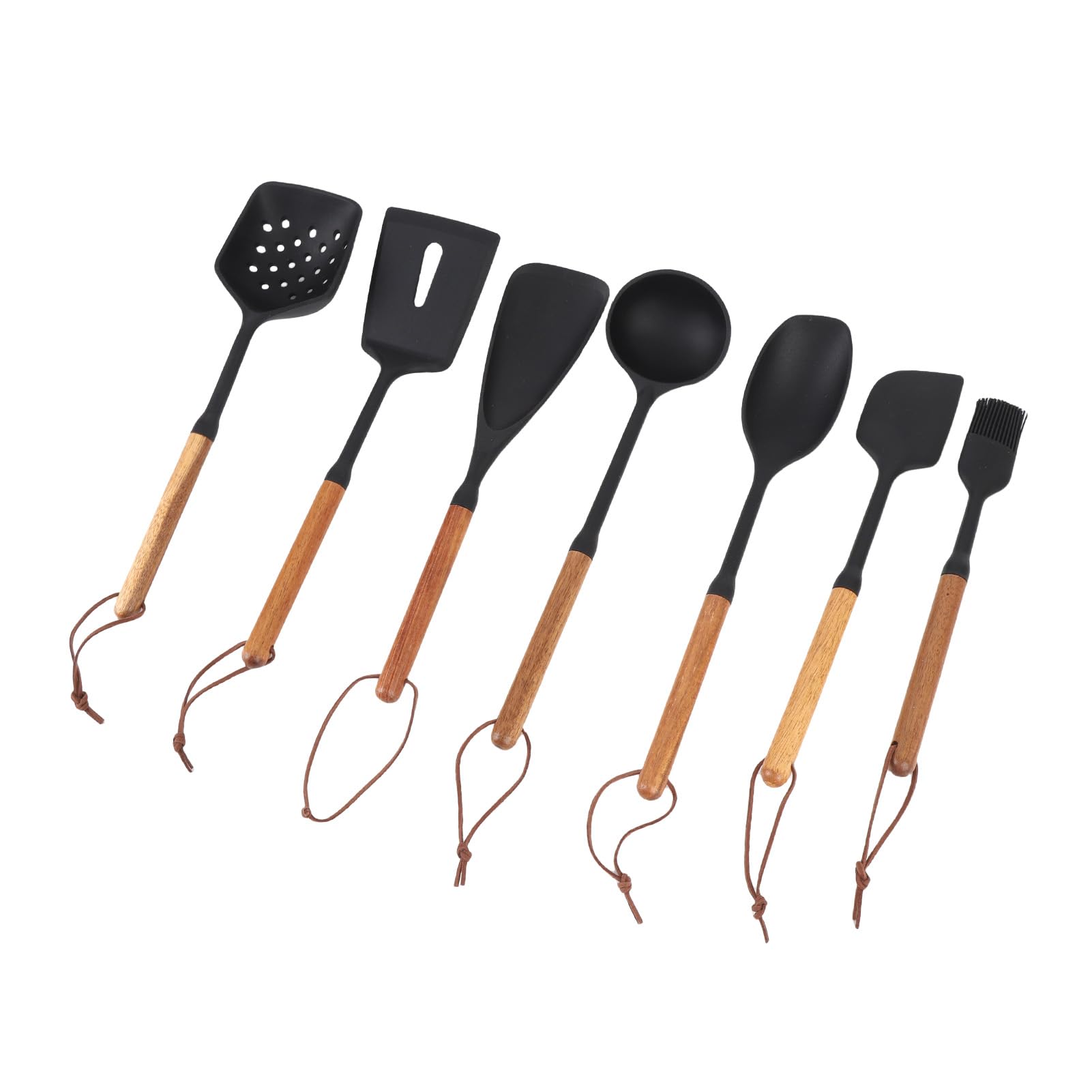 Cryfokt Ensemble D'ustensiles de Cuisine en Silicone, Spatule et Cuillère