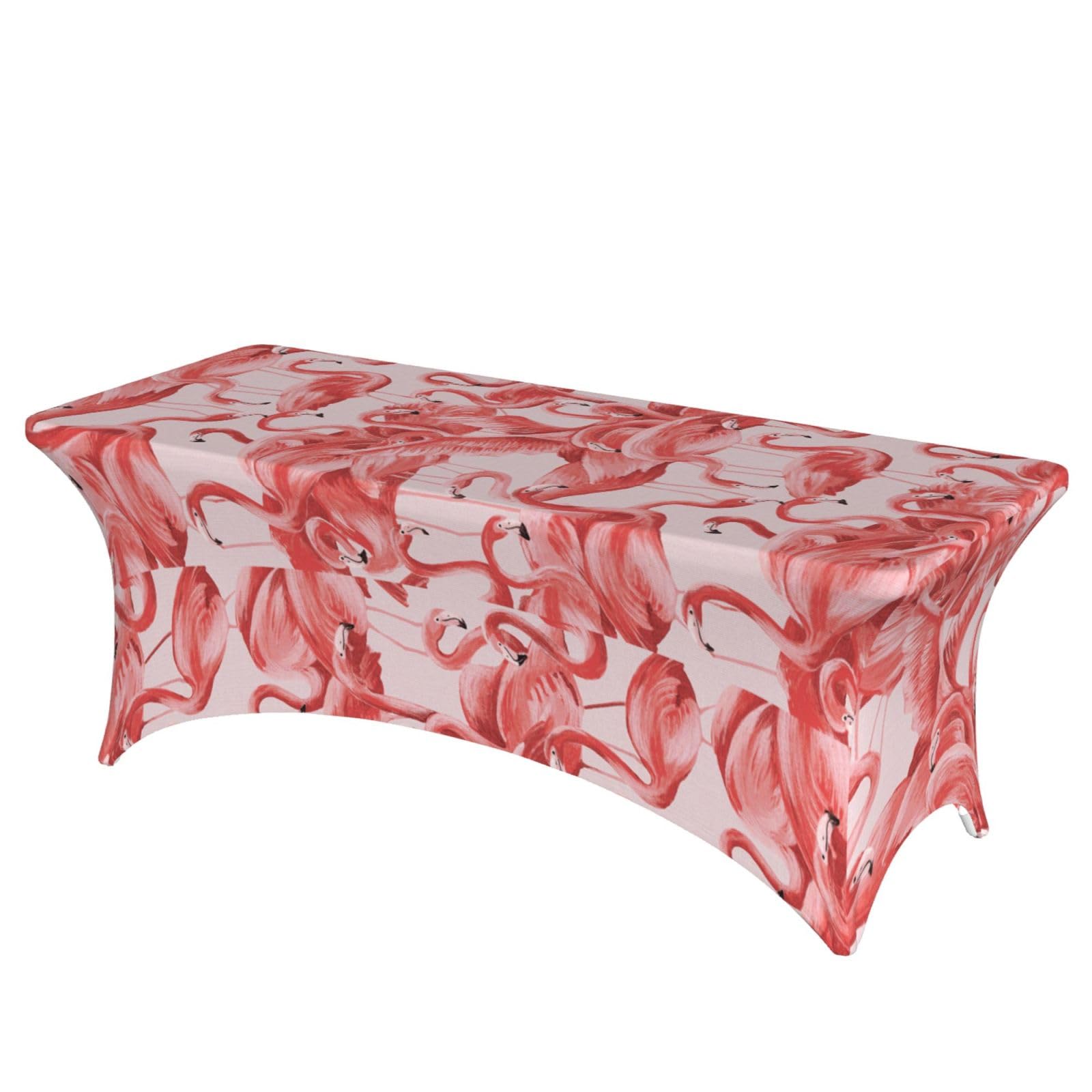 ERCgad Flamingo Print Rectangular Tablecloth Dining Banquet Party Events Home Celebration Table Cover