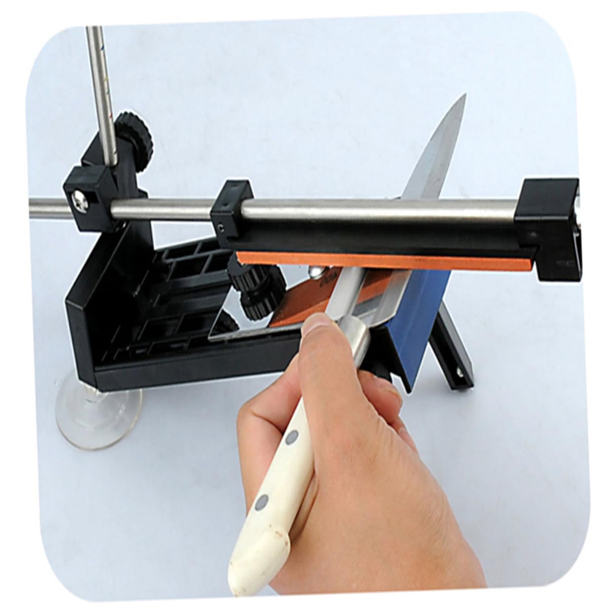 Affilacoltelli a Angolo Fisso con 4 Pietre 180# 400# 800# 1500#