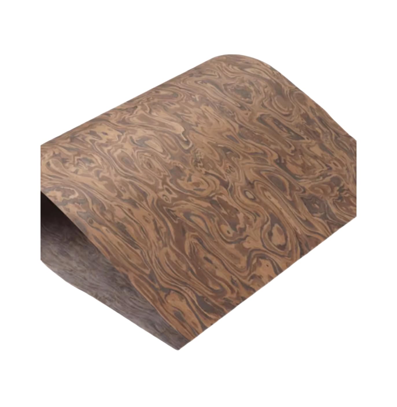 High End Series Black Walnut Irregular tTexture Technology Wood Veneer 98x20.8inch(2.5x0.53meter)- DIY Handmade Aspect for Customization, Upgrade Your Home Aesthetics