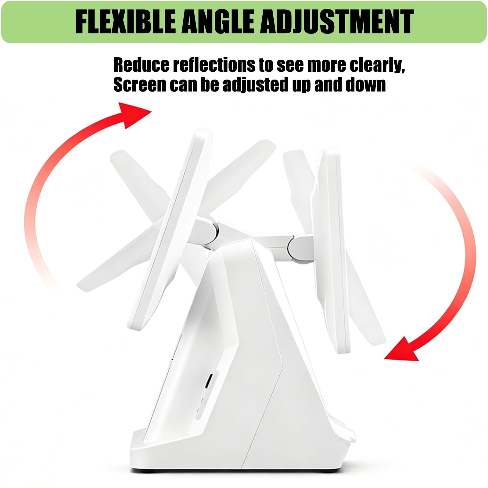 Caisse Enregistreuse Professionnelle,Imprimante Thermique,15,6" Écran Tactile Multi-Angle,8G+128Go + Processeur Dual-Core,Supermarché/Café Double