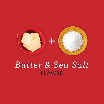 Orville Redenbachers Skinnygirl Microwave Popcorn Mini Bags, Butter & Sea Salt Flavor, 4g Fiber Per Serving, 1.5 oz., 10-Count (6 Boxes)