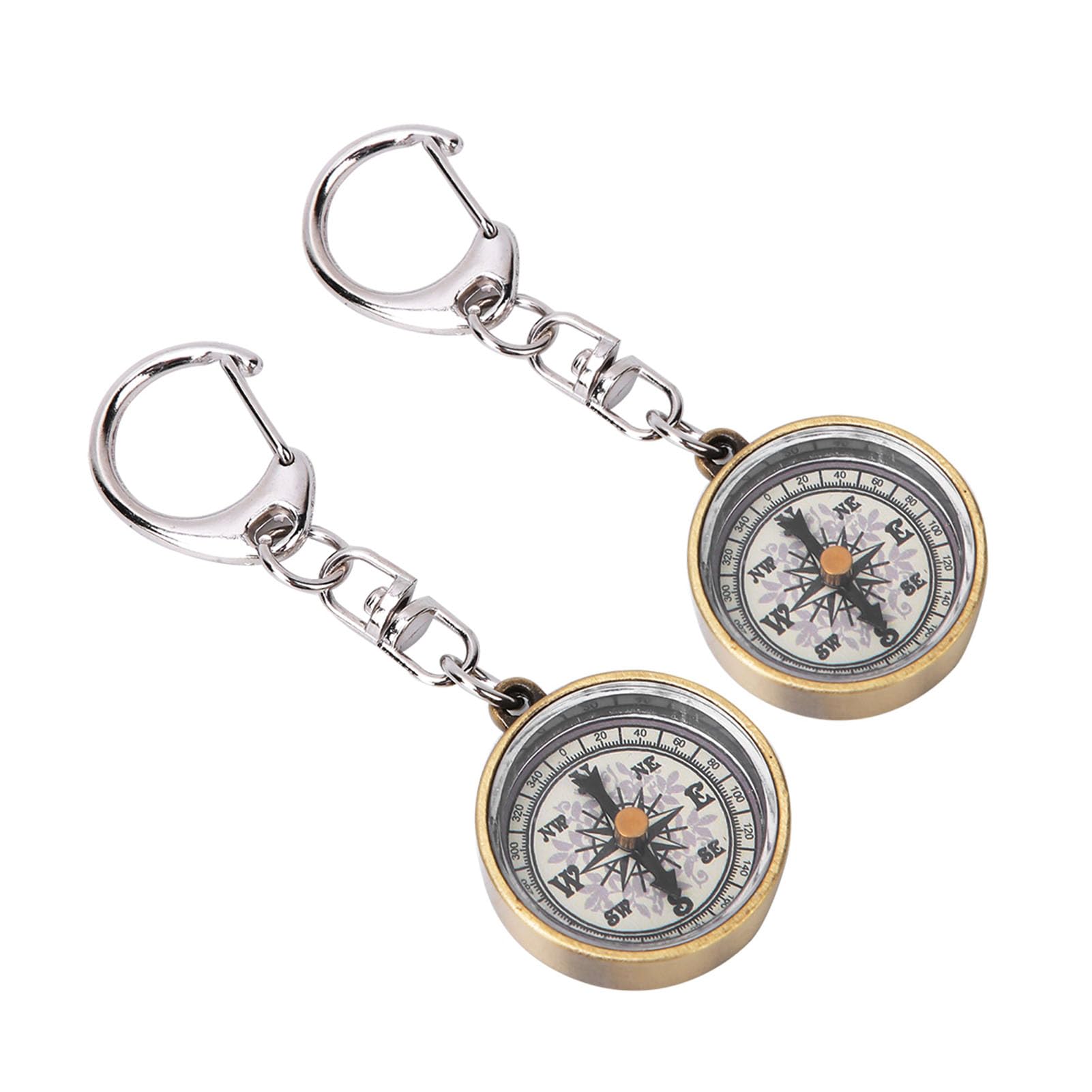 Generic Porte-clés Boussole de Poche Vintage en Alliage de Zinc avec Construction Robuste pour la Navigation en Plein Air, Le Camping, la Randonnée - 2 Pièces Generic Porte-clés Boussole de Poche Vintage en Alliage de Zinc avec Construction Robuste pour la Navigation en Plein Air, Le Camping, la Randonnée - 2 Pièces