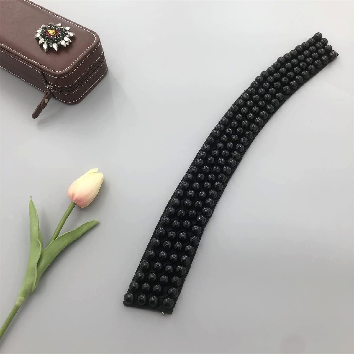 [JUNENTER] レディース フェイクカラー 取り外し可能なディッキーカラー フェイクカラー チョーカーネックレス フェイクフェ