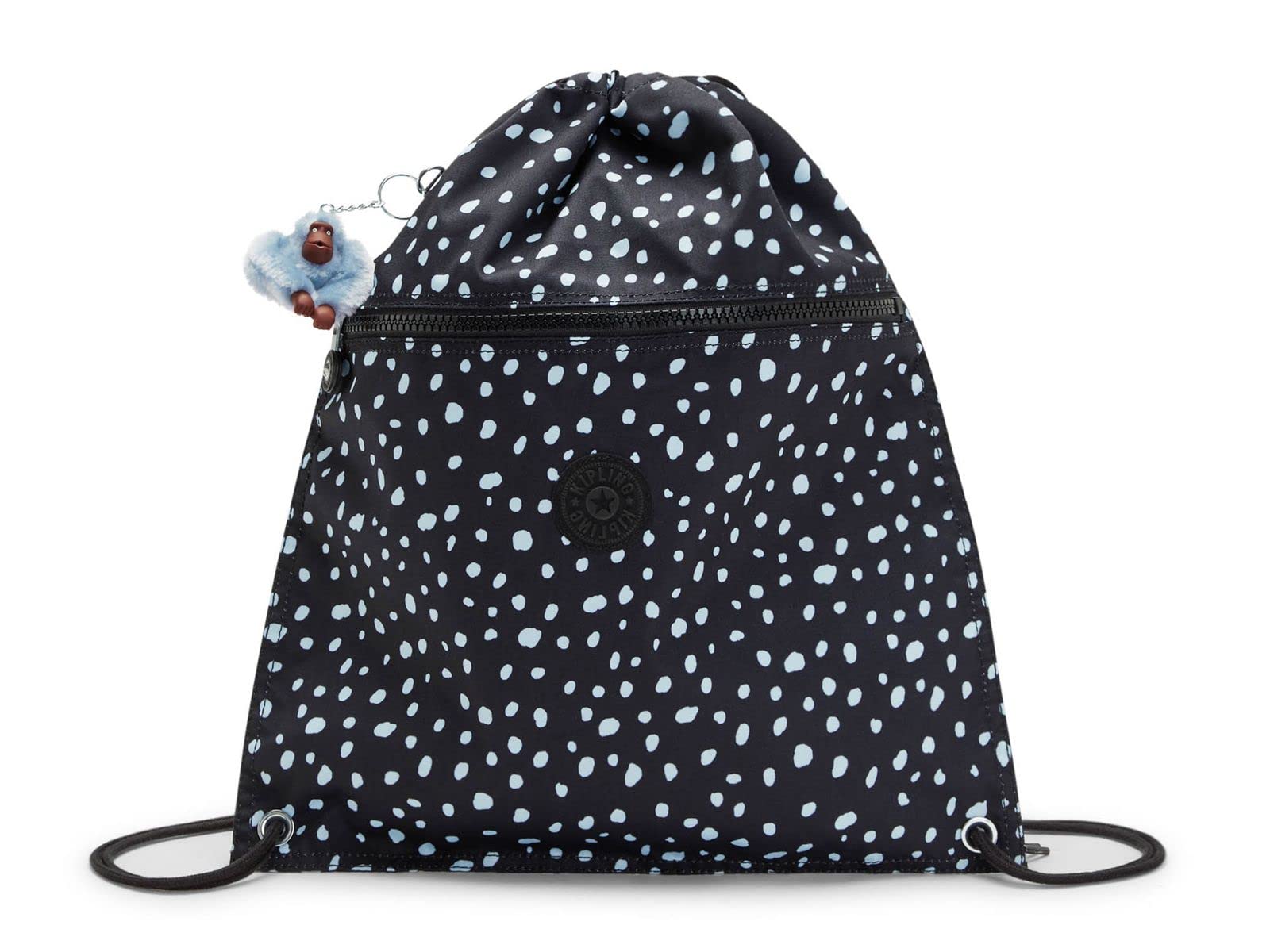 Kipling Supertaboo, Mochila con Cordón, Multifunciónal, Impermeable, 45 cm, 15 L, 0.24 kg, Azul (Galaxy Metallic) — view 7