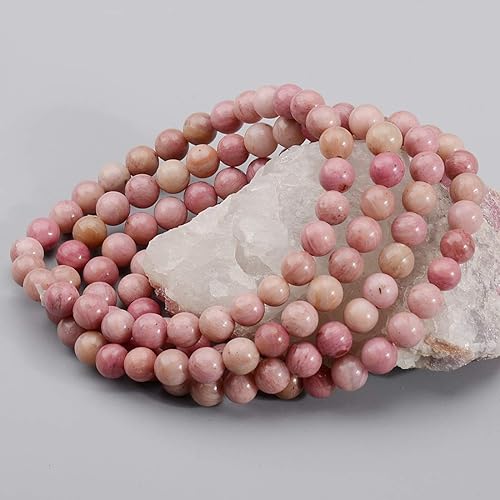 Vista 656 de MASSIVE BEADS Pulsera elástica de yoga hecha a mano con piedra natural, cristal curativo, energía, regalos para adultos unisex de 0.157 in, 0.236