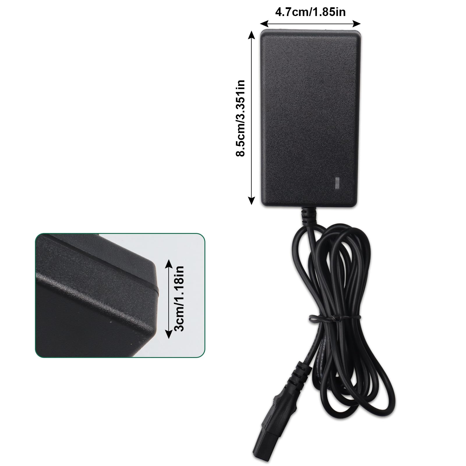 16.8V Chargeur Compatible avec Aiper Scuba S1 E1 Certes de Piscine Robotique sans Fil, Adaptateur de Chargeur Compatible avec Aiper Scuba S1 E1 14.4V Li-ION Batterie 33.6W