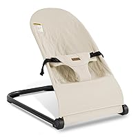 Vista 7 de Asiento de Bebé, Asiento de Mecedora de Bebé, Mecedora Portátil para Bebé con Arnés de Seguridad de 3 Puntos, Asiento Saltarín Ergonómico, Mecedora
