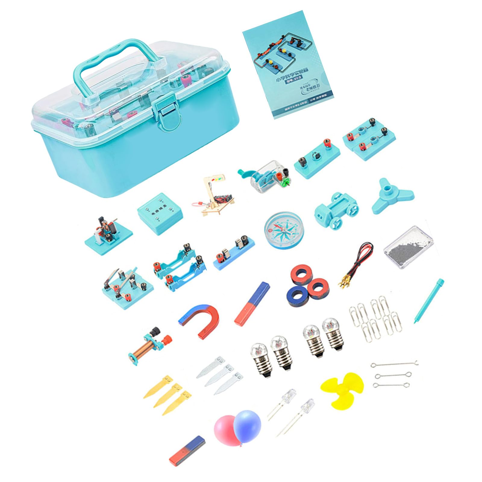 Experimento de física, electricidad y electromagnetismo para el aula de enseñanza de ciencias, laboratorio de física