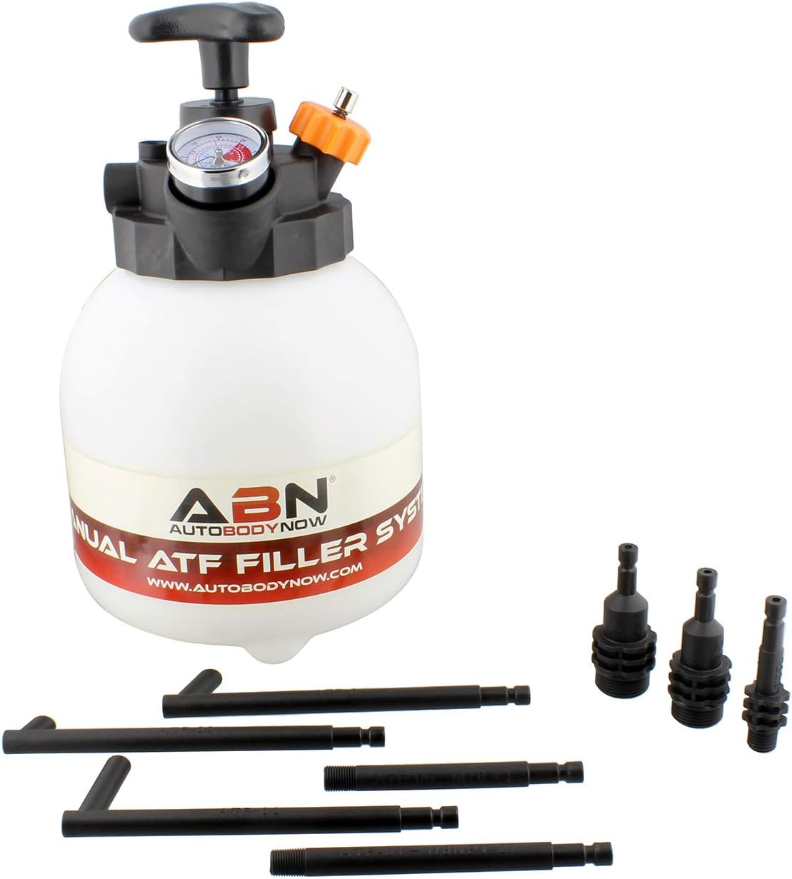 ABN Manual ATF Filler System – 3L Manual Transmission Fluid Pump Tool for Automatic Transmission with System Adapters : Automotive