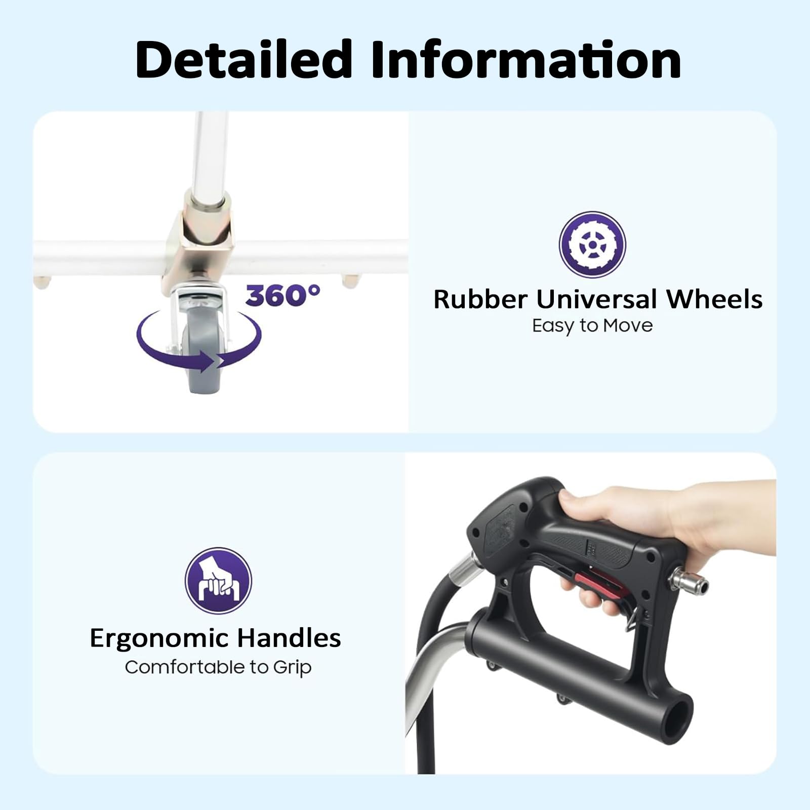 Accesorio de escoba de agua de acero inoxidable para lavadoras eléctricas, diseño de 7 agujeros con compatibilidad con agua fría y caliente, ideal para limpieza de patio y acera